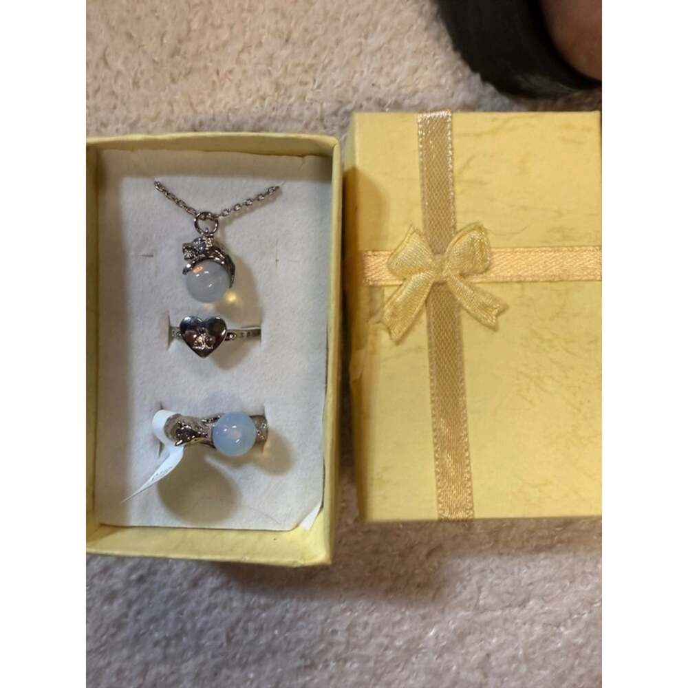 NWT Women's Unbranded Jewelry Set One Size Silver and Blue